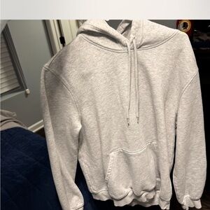 H&M Light Gray Relaxed Fit Hoodie